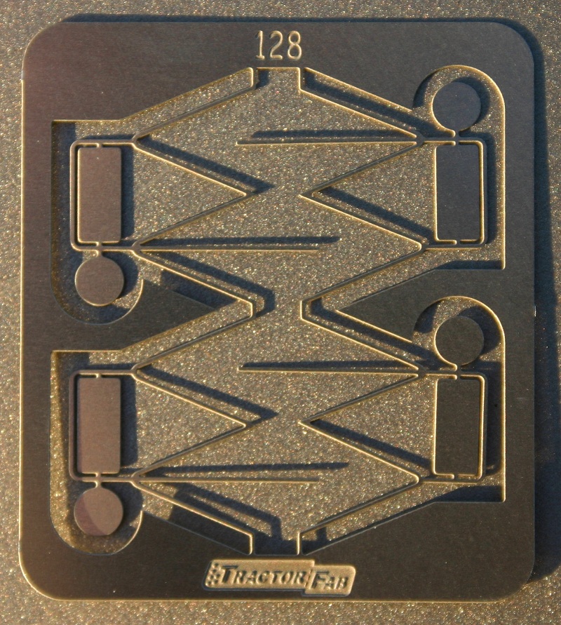 Don Mills Models Rectangular Mirrors (2 Sets) - Unpainted Cast Metal For 1/48th & 1/50th Scale Trucks